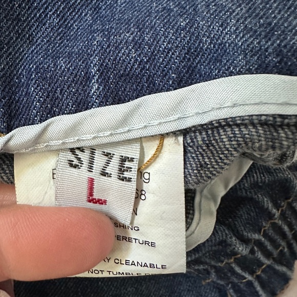 Philipp Plein Gold Logo Denim Flared Skirt Size Large , Luxury Denim, Mid Length - Picture 7 of 7